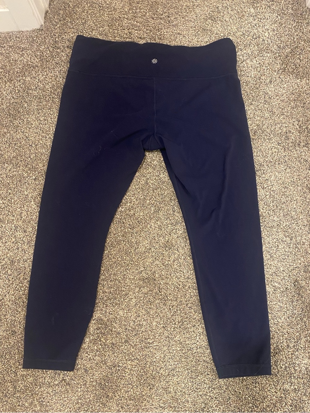 High-Rise Navy Active Leggings xl
